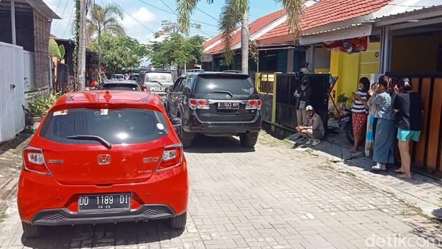 Rekonstruksi kasus pembunuhan pegawai Dishub Makassar Najamuddin Sewang (detikSulsel/Muh Ishak Agus)