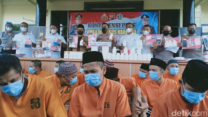 43 tersangka kasus narkoba diungkap Polres Nganjuk