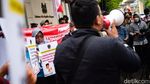 Aksi Pendukung UAS Geruduk Kedubes Singapura Tuntut Permintaan Maaf