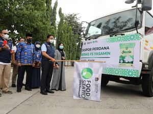 Sudah Kembali ke Jakarta, Anies Lepas Ekspor 19 Ton Beras ke Saudi