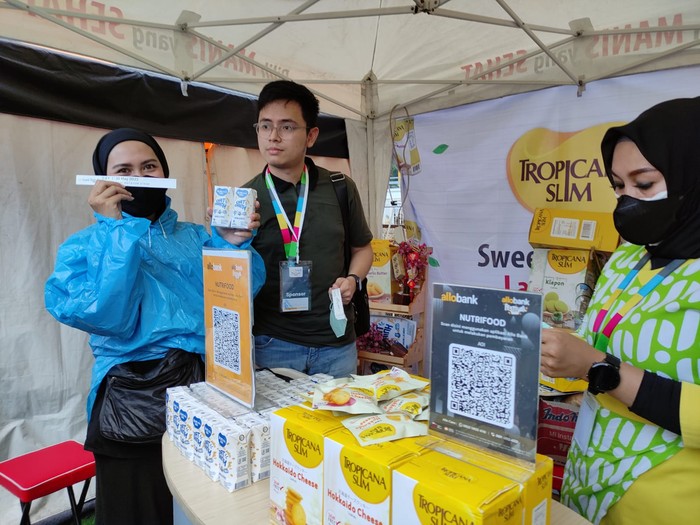 Booth Nutrifood di Allo Bank Festival
