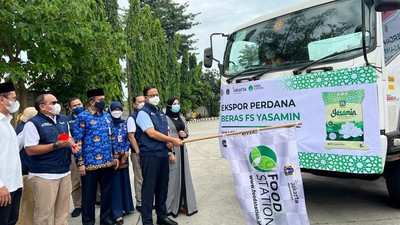 Keren! Beras DKI Ini di Ekspor ke Arab Saudi