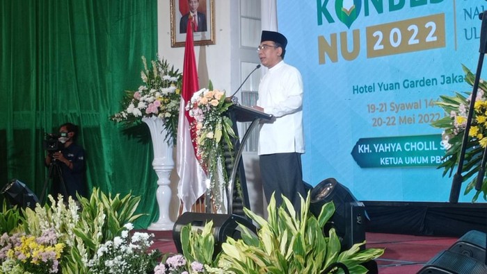 Ketua Umum PBNU Yahya Cholil Staquf
