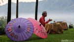 Menikmati Keindahan Candi Borobudur dari Bukit Dagi