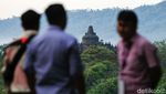 Menikmati Keindahan Candi Borobudur dari Bukit Dagi