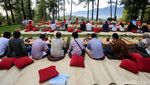 Menikmati Keindahan Candi Borobudur dari Bukit Dagi