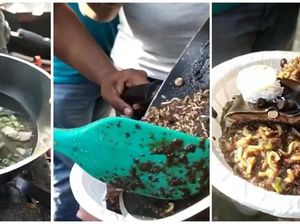 Makin Aneh! Mie Instan Ini Diracik Pakai Kue Cokelat Super Manis