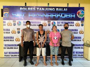 Setiap Hari, Pasutri ini Jualan Sabu di Rumahnya di Tanjungbalai