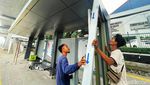 Biar Nyaman dan Kinclong, Halte di MT Haryono Direvitalisasi