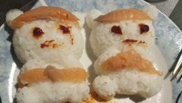 Salmon sushi panda buatan pacar, gemes atau serem nih? Dok. Boredpanda