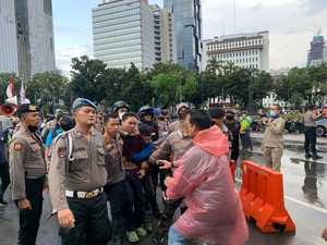 Demo BEM Kampus-kampus Muhammadiyah Ricuh, Sejumlah Mahasiswa Diamankan