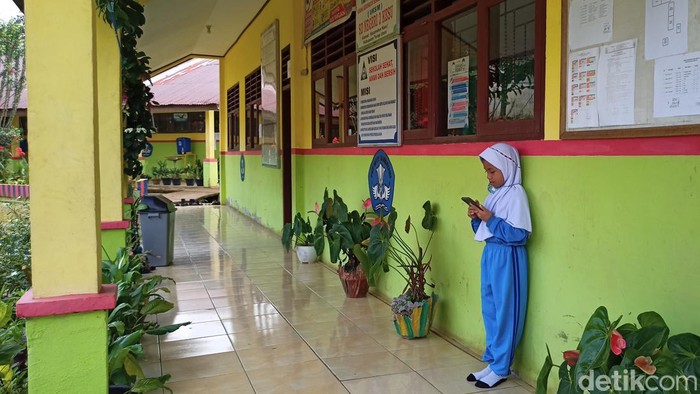 Suasana SDN 2 Kesu Toraja Utara setelah mendapat sanksi dari Kemendikbud