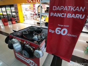 Asyik! Bawa Panci Butut ke Cimahi Mall Bisa Dapat Perabot Baru