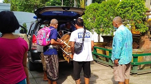 Warga lingkungan Satria, Kelurahan Pendem, Jembrana, Bali, yang meninggal diduga rabies dengan riwayat gigitan anjing, Jumat (20/5/2022).