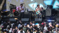 DMasiv menjadi salah satu band yang tampil meramaikan Allo Bank Festival.