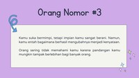 Artinya kamu juga memiliki tekad yang cukup kuat loh, detikers!