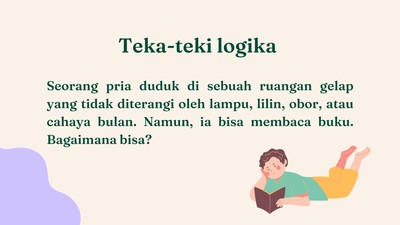 Jago Main Logika? Coba Buktikan Dengan Jawab Teka-teki Ini!