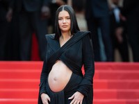 CANNES, FRANCE - MAY 18: Adriana Lima attends the screening of Top Gun: Maverick during the 75th annual Cannes film festival at Palais des Festivals on May 18, 2022 in Cannes, France. (Photo by Samir Hussein/WireImage)