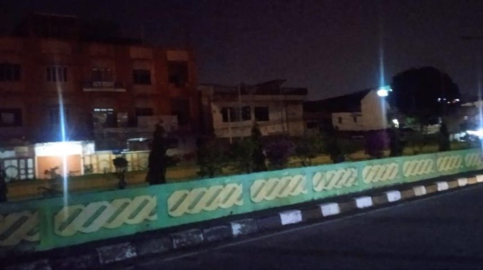 Kondisi LPJU yang padam di seputaran Underpass Titi Kuning