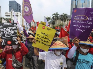 10 Ribu Buruh Akan Demo di Depan Gedung DPR 15 Juni