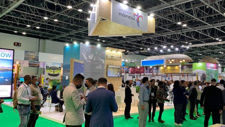 Pameran Wisata ATM Dubai Untuk menggaet lebih banyak turis lagi, Kementerian Pariwisata dan Ekonomi Kreatif/Badan Pariwisata dan Ekonomi Kreatif (Kemenparekraf/Baprekraf) ikut serta dalam bursa pariwisata internasional terbesar di kawasan Timur Tengah