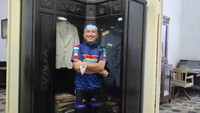 Salah satu sudut ruang tamu eks kediaman rumah dr Mohammad Saleh
