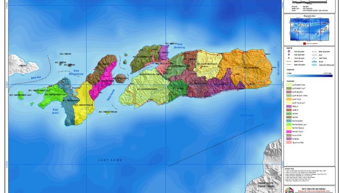 Peta geografi Kabupaten Alor