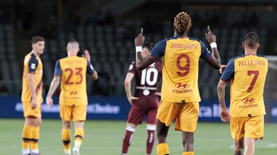 Foto Gol Bersejarah Tammy Abraham, Pemain Inggris Tersubur di Serie A