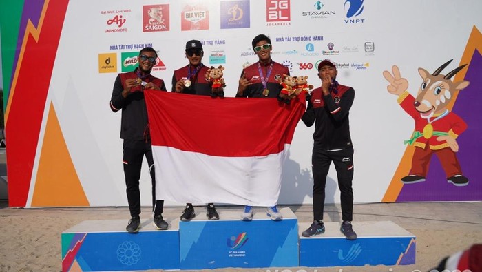 Tim voli pantai putra Indonesia