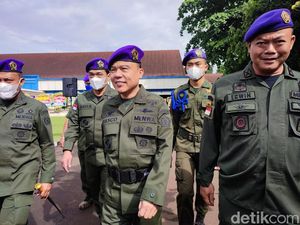 Waka DPR-Wagub DKI Hadiri Upacara HUT Ke-60 Menwa Jayakarta