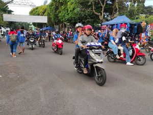 Antusias Aremania Lihat Laga Ujicoba Arema FC vs PSIS