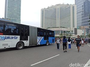 Polisi Minta Jumlah Bus TransJ yang Melintas Saat CFD Dikurangi