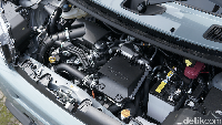 Daihatsu menyematkan mesin berkode KF, dengan konfigurasi 3-silinder segaris. Mesinnya ini berkapastias 658 cc, dan diklaim iritnya bisa tembus 20 hingga 25 km per liter. Foto: Muhammad Hafizh Gemilang/detikOto