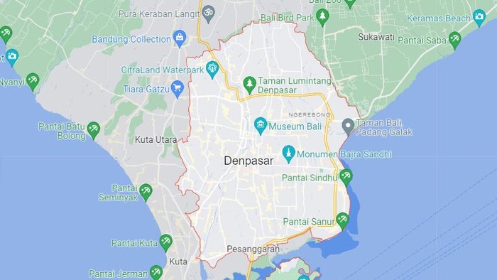 Ilustrasi Peta Denpasar