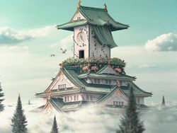 Ilustrasi Dunia Fantasi yang Menghipnosis Mata Saking Kerennya