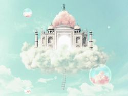 Ilustrasi Dunia Fantasi yang Menghipnosis Mata Saking Kerennya