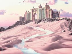 Ilustrasi Dunia Fantasi yang Menghipnosis Mata Saking Kerennya