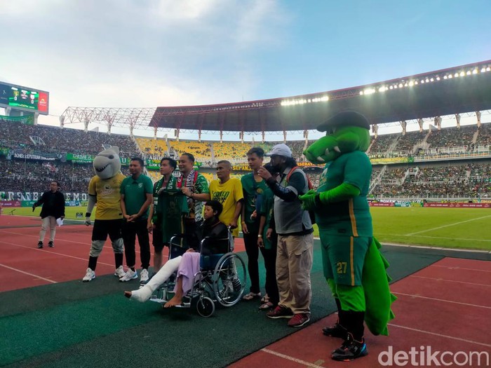 Laga Persebaya vs Persis undang korban laka tol Mojokerto