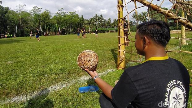 Liga Pisang yang digelar di Kecamatan Borobudur, Magelang, Minggu (22/5/2022).