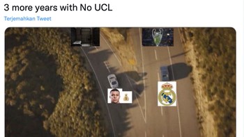 Penolakan Mbappe ini sama saja bahwa ia menolak untuk memenangkan trofi Liga Champions yang sudah jadi langganan Madrid. Foto: Twitter