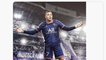 Kala Mbappe bersua dengan Real Madrid di musim depan. Foto: Twitter