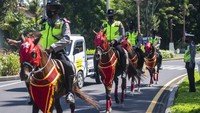 Patroli tersebut untuk menjamin keamanan jelang pertemuan internasional tersebut yang akan berlangsung 23 hingga 28 Mei 2022.
