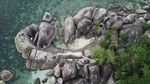 Pesona Pantai Tanjung Tinggi di Pulau Laskar Pelangi