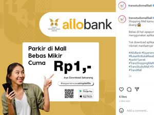 Begini Cara Bayar Rp 1 Buat Parkir Seharian di Transmart Cs