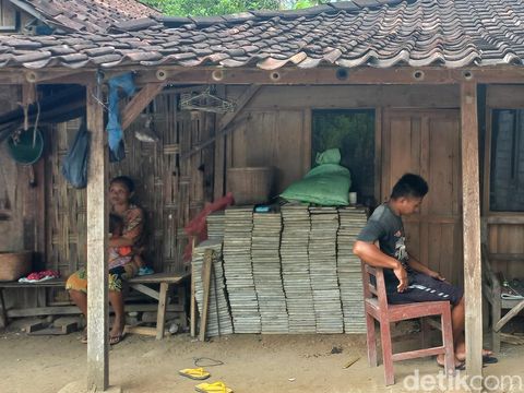 Rumah salah satu warga pengidap kretin di Lemahbang, Wonogiri.