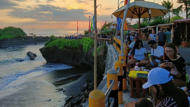 Suasana Pantai Cemagi, Minggu (22/05/2022)