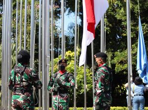 GPDRR 2022, Bendera Merah Putih-PBB Berkibar di Bali