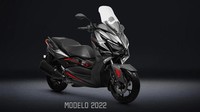 Hampir seluruh body Yamaha XMAX edisi Darth Vader dibalut warna hitam. Karakter antagonis di film Star Wars itu memang terkenal dengan jubah hitamnya dan lightsaber berwarna merah. Foto: Dok. Yamaha Brasil