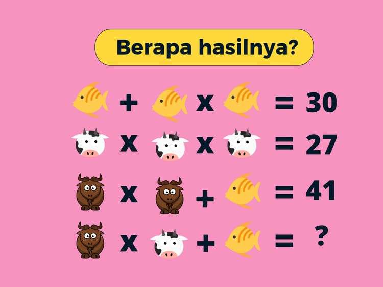 Suka Berhitung? Coba Jawab Teka-teki Matematika Ini Dengan Cepat!