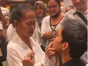 Bio One dan Istri Mendiang Gepeng Srimulat Bertemu, Haru Campur Lucu